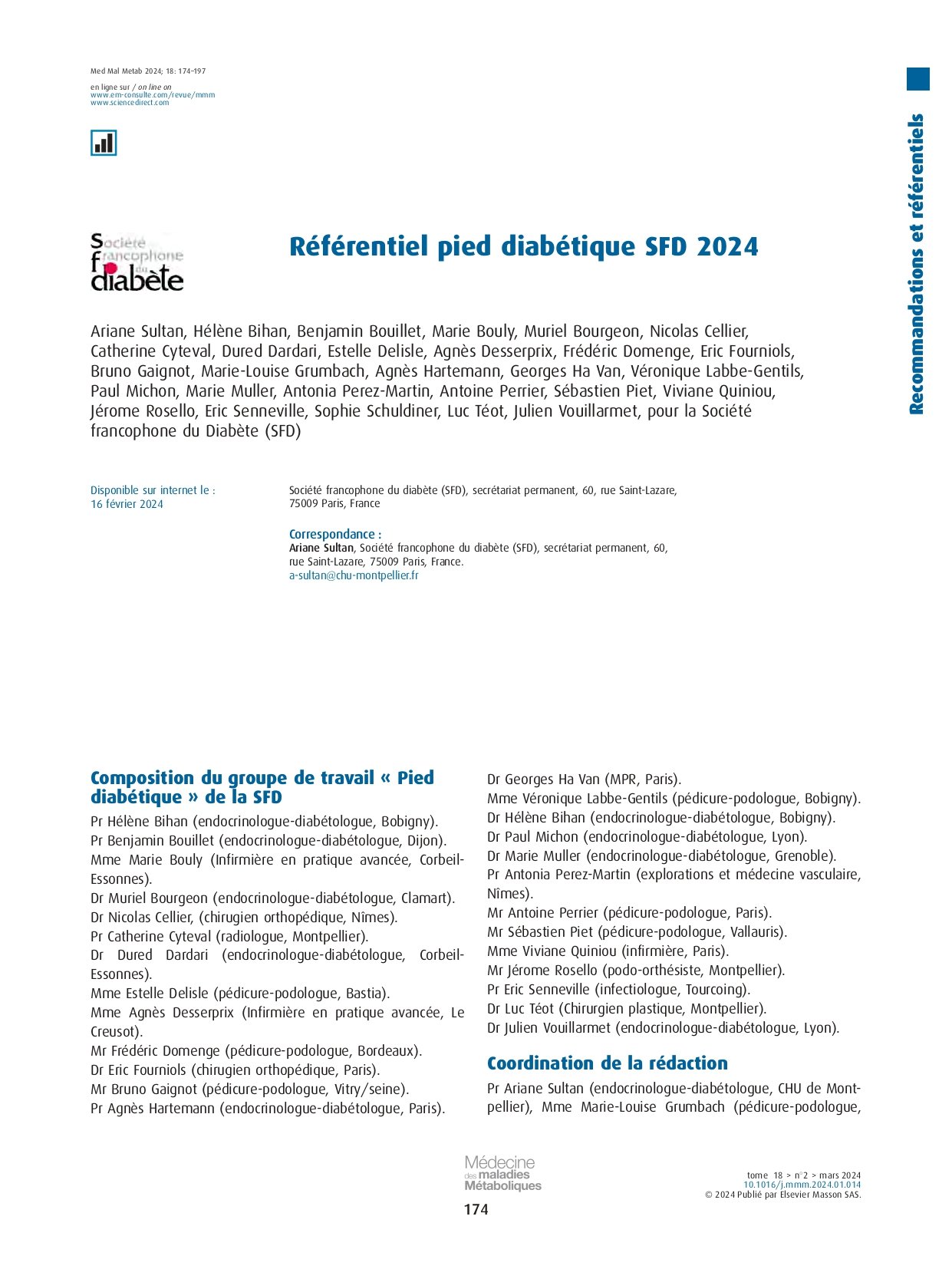 Référentiel SFD 2024